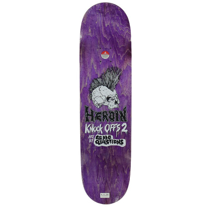 Heroin Skateboard Deck Hayate KO2 Axe Man 8.25" x 31.9"