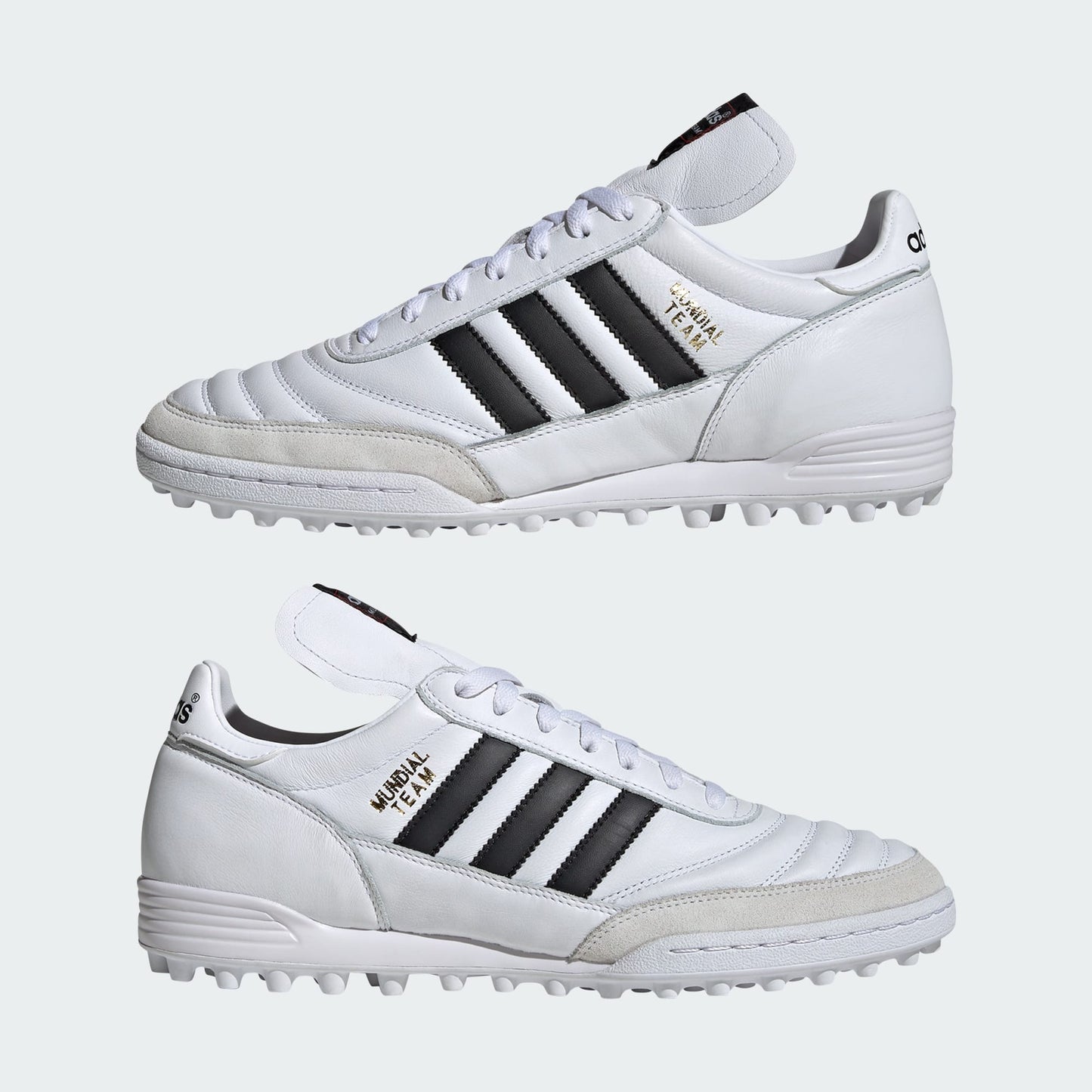 Adidas Mundial Team Turf Soccer Shoes - White/Black