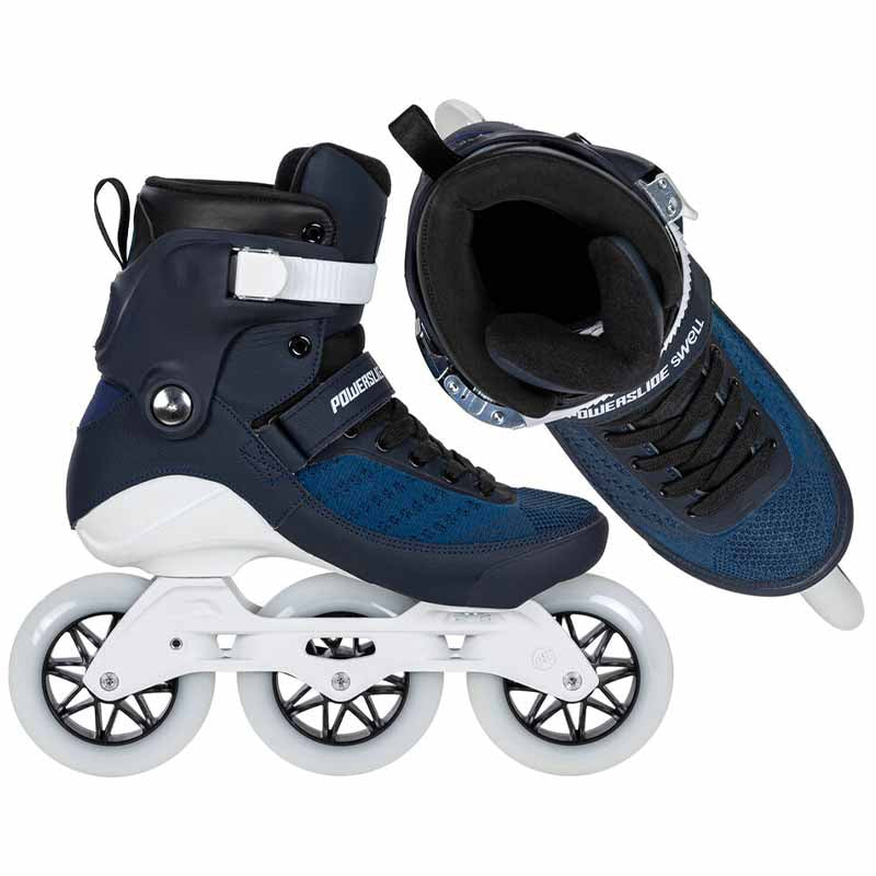 🔥🔥🔥Powerslide Swell Navy Blue 110 Trinity Skates