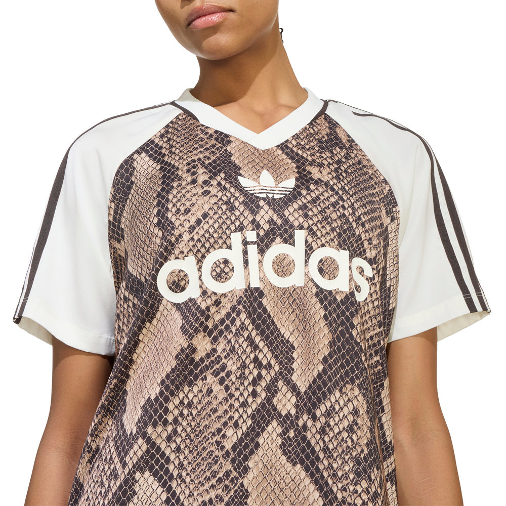 Snake Print Satin Jersey