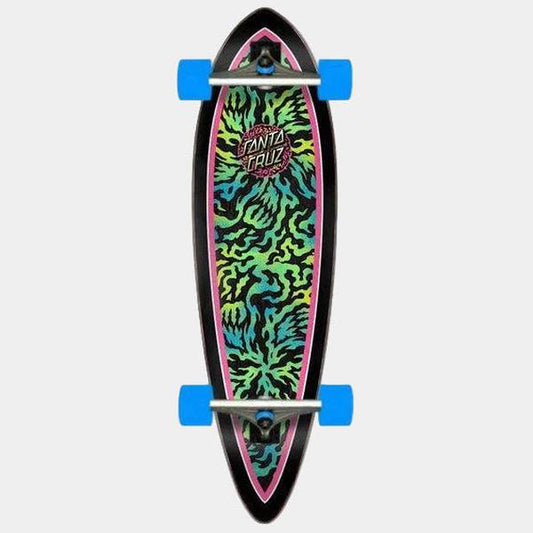Santa Cruz Obscure Dot Pintail Cruiser Longboard Complete 9.2" x 33"
