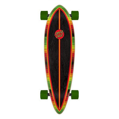 Santa Cruz Serape Dot Pintail Cruiser Longboard Complete 9.2" x 33"