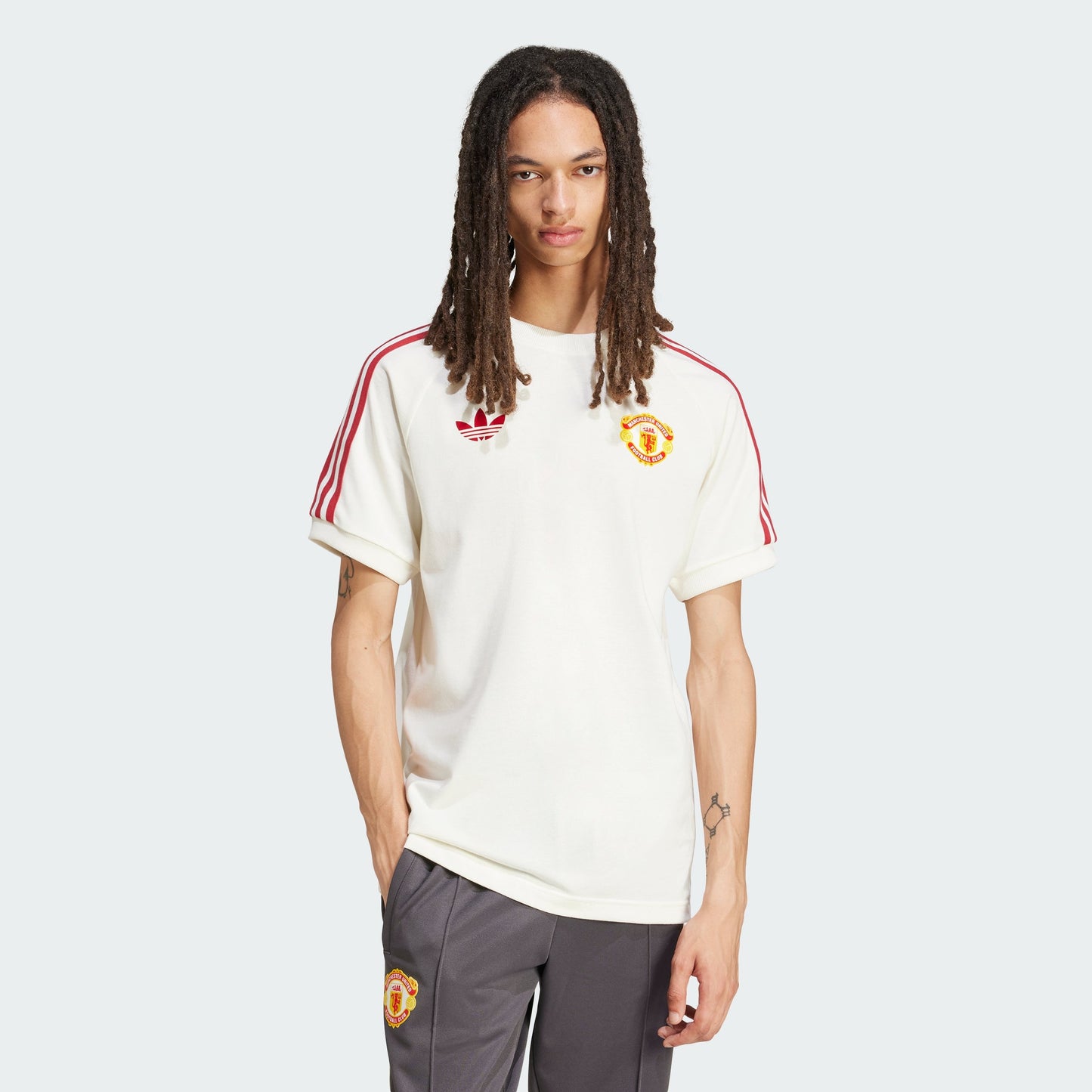 Men's adidas Manchester United Adicolor Classics 3-Stripes Tee