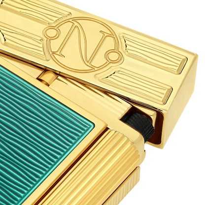S.T. Dupont Ligne 2 20'000 Leagues Under The Seas, Green Pacific Lacquered Lighter/Briquet C16052CL