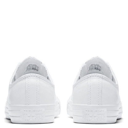 Converse Chuck Taylor All Star Mono Leather Low Top in White Monochrome