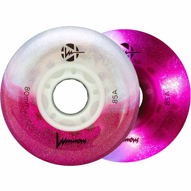 Luminous LED 80mm/85A Wheels (Pack of 4)