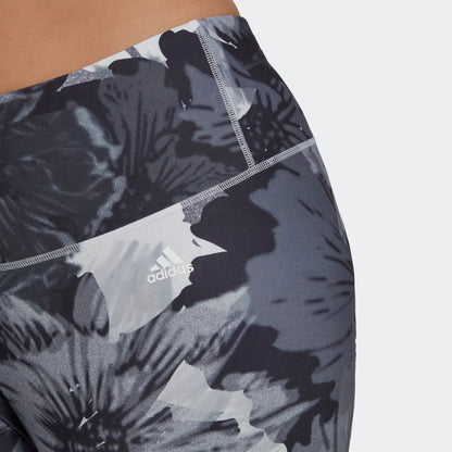 Women's adidas Training Essentials Printed High-Waisted Leggings (Plus Size)