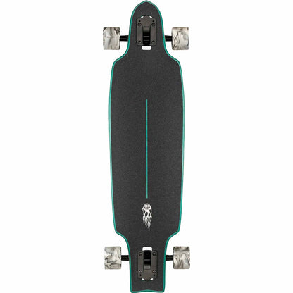 Globe Prowler Mid Longboard Complete Green Flames 34"