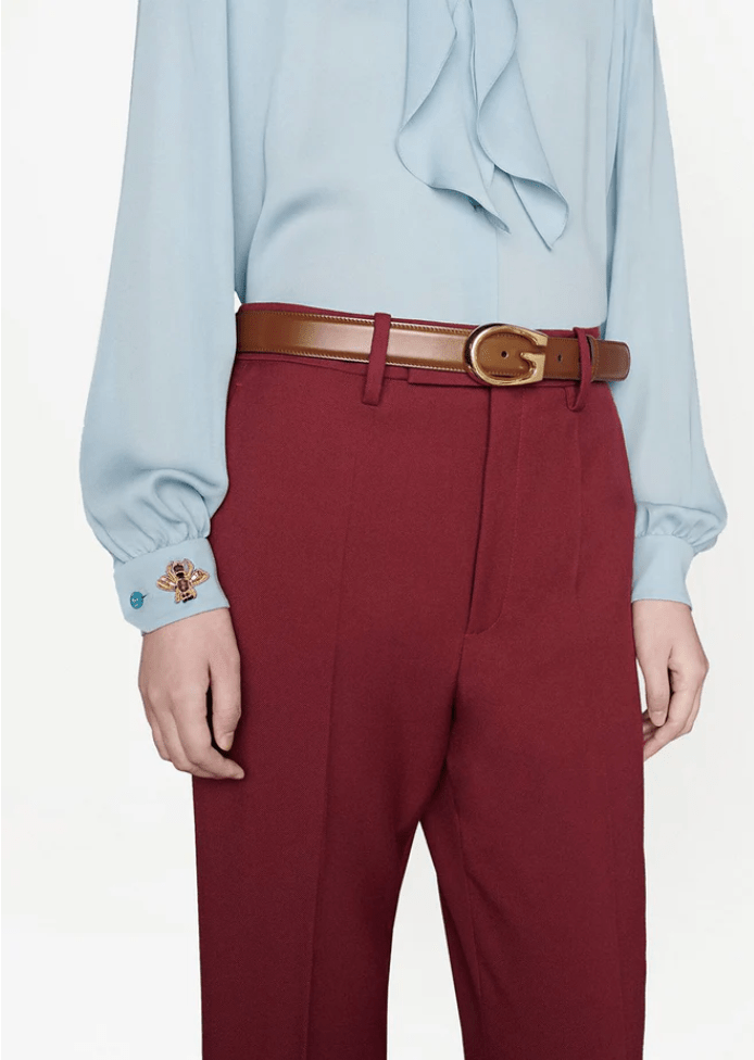 Gucci G Buckle Belt