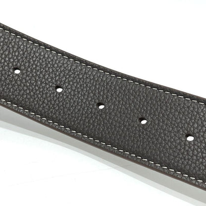 Dior Belt CD Logo Buckle Leather Brown