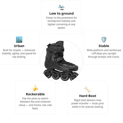 FR 3 80 Black X3R Skates